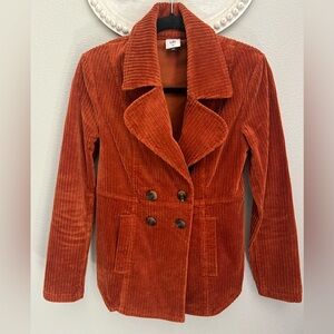 CAbi Rust Corduroy Blazer